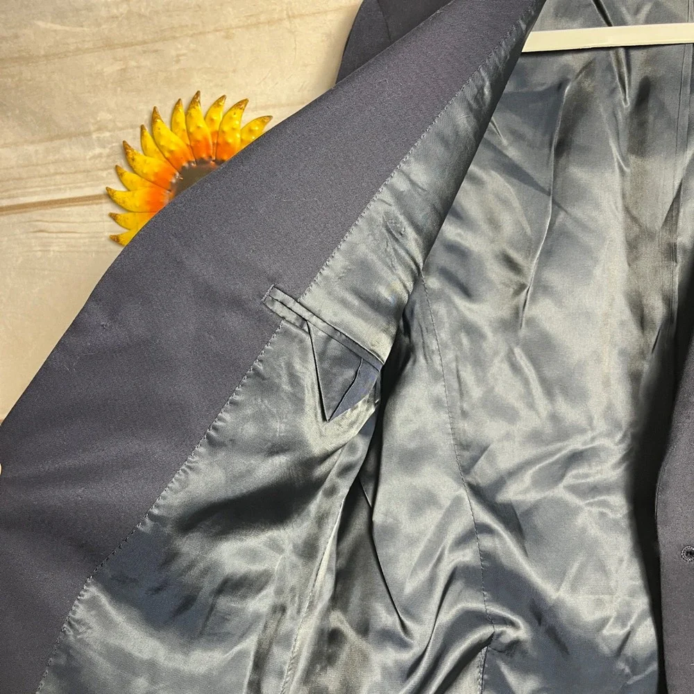 Boys Ralph Lauren Navy Blue‎ Blazer Jacket 14R Classic Style